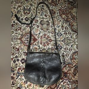 Lucky Brand Brown Leather Crossbody Bag